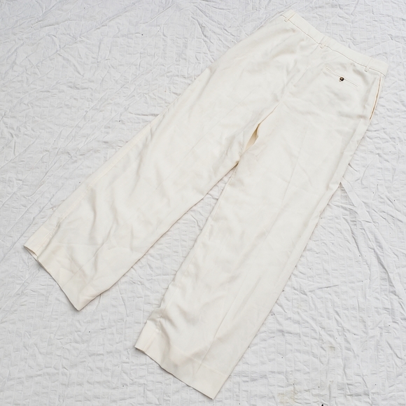 H&M White Flowy Dress Pants - Picture 3 of 5